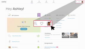 Student profile open in a Xello educator account. The Options menu is open with Send Message highlighted